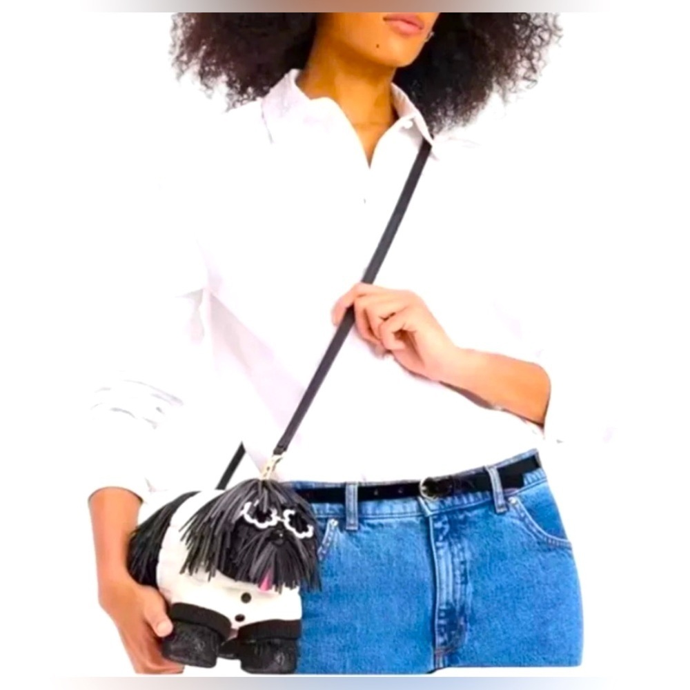 NWT Kate Spade 3D Shaggy Dog Crossbody Purse - Picture 2 of 8